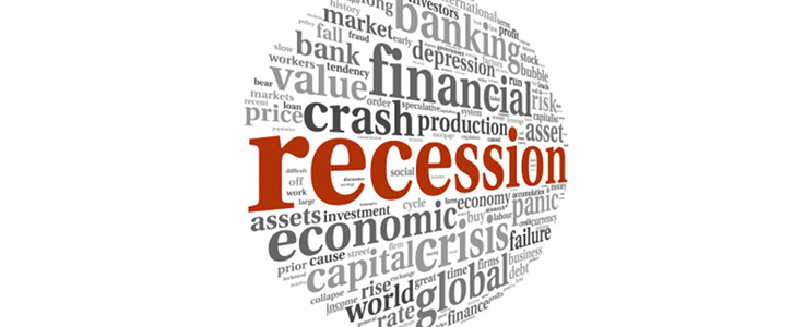 recession text graphic
