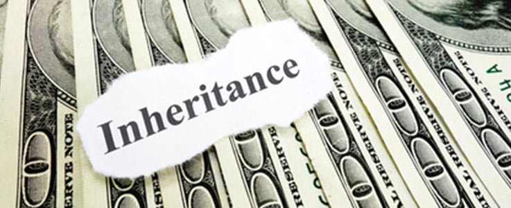 hundred dollar bills for inheritance