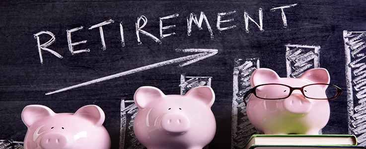retirement piggy bank savings increasing