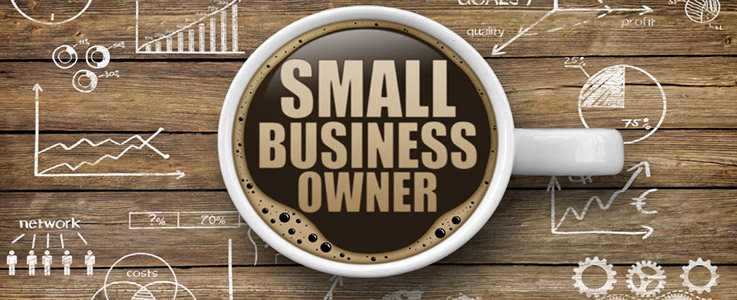 small business owner coffee graphic