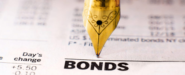 golden pen marking bonds document