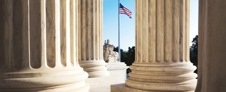 supreme court of the united states pillars and statue
