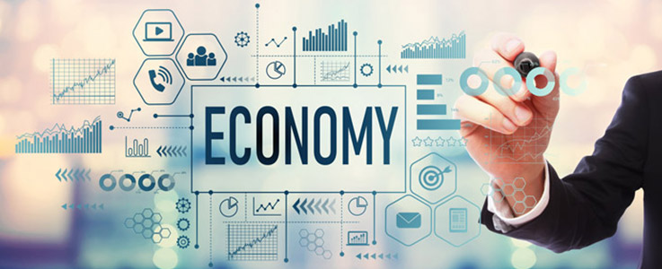 economy virtual icons graphic