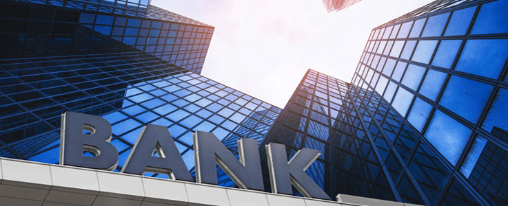 bank skyscraper perspective