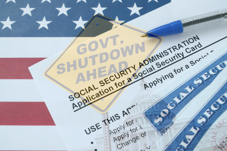 The impact that government shutdowns have over social security in the United States